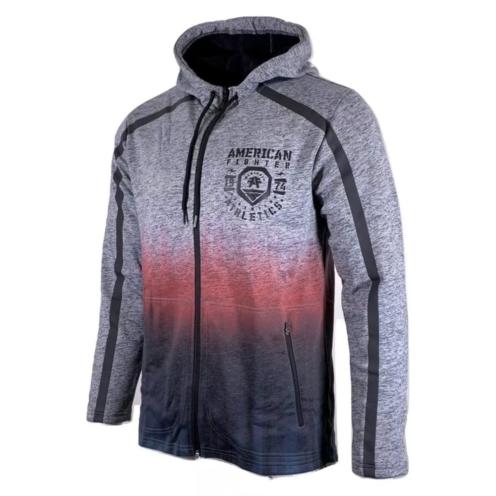 AMERICAN FIGHTER Men's HATHAWAY L/S ZIP Jacket - Picture 6 of 8